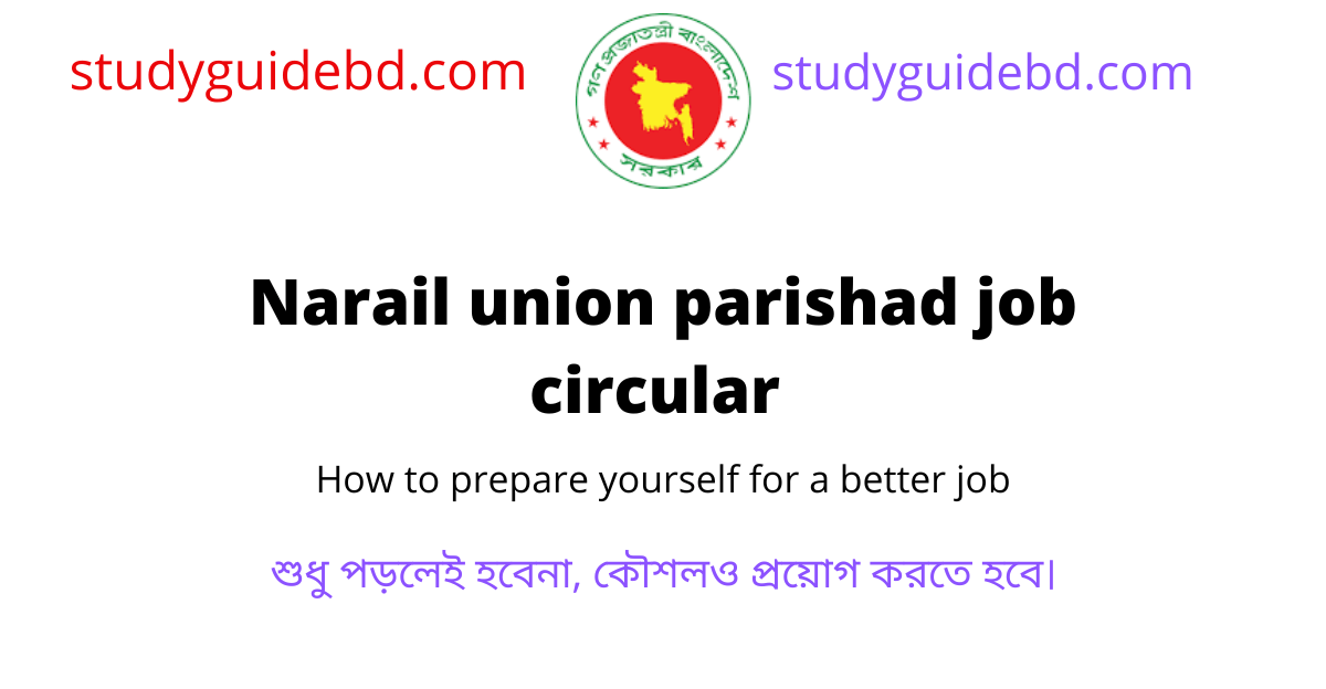 narail union parishad job circular 2022