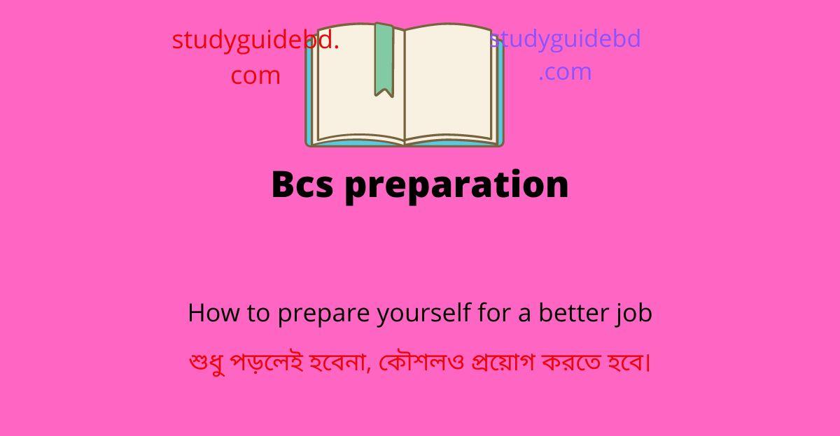 bcs preparation with book list